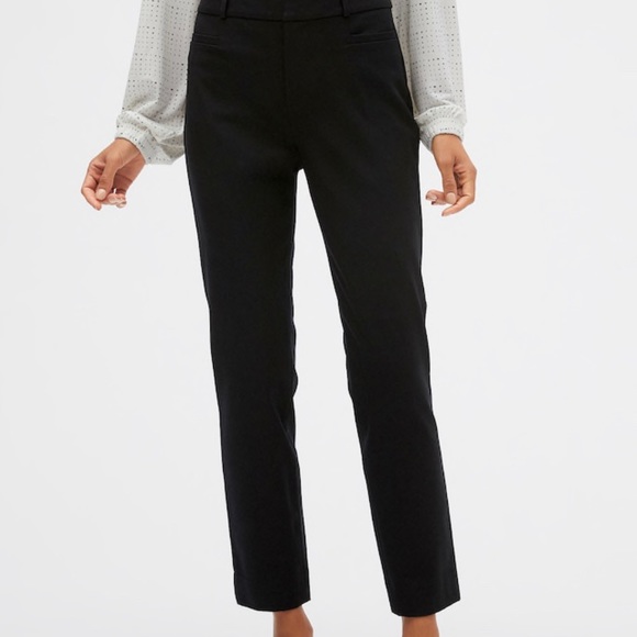 💎5/$25💎Elegant Banana Republic Sloan Black Pants - Picture 1 of 8